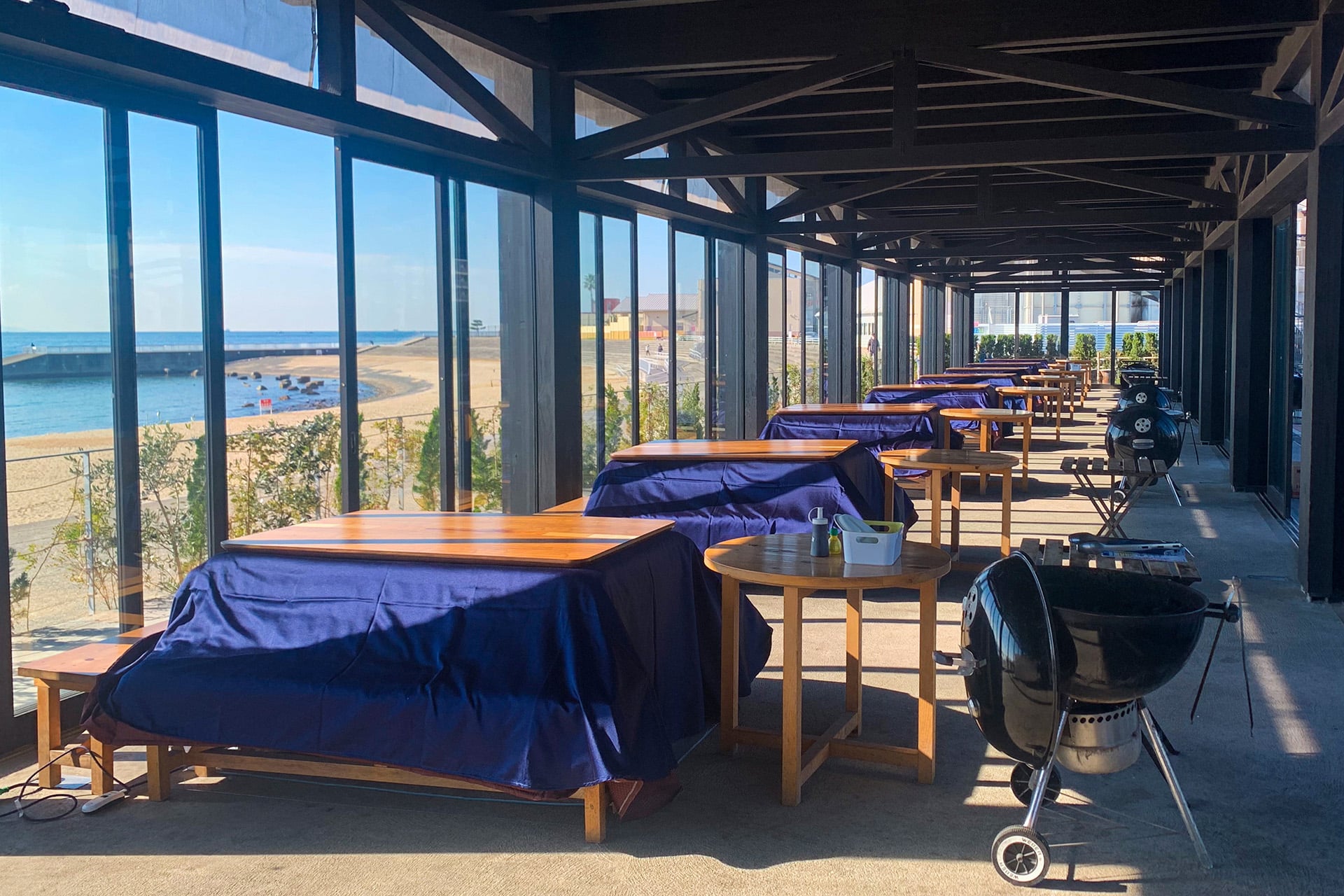 明石海峡大橋 初日の出2026 こたつで海鮮BBQ!大蔵海岸ZAZAZA特別プラン