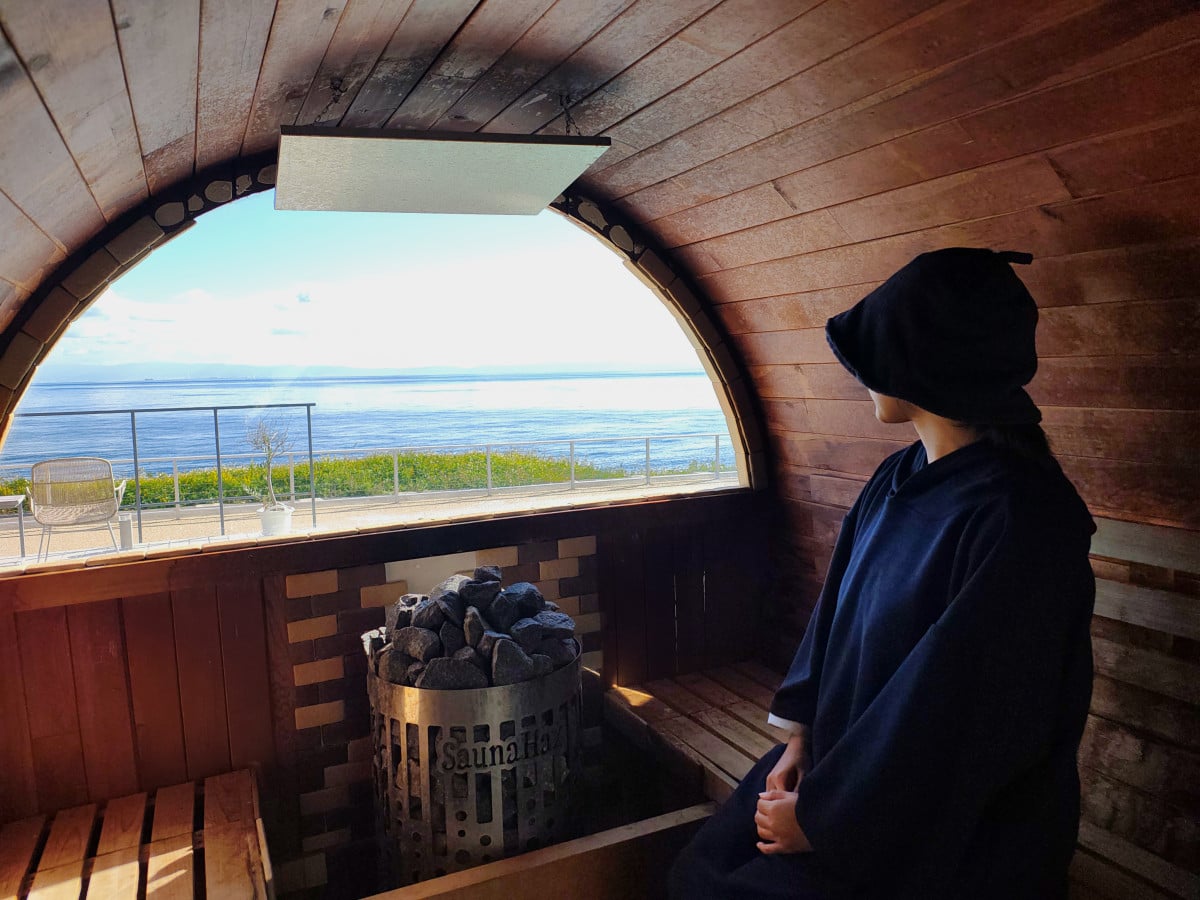淡路島アクアイグニス、日本最大級の冷泉水風呂で冬サウナ体験!