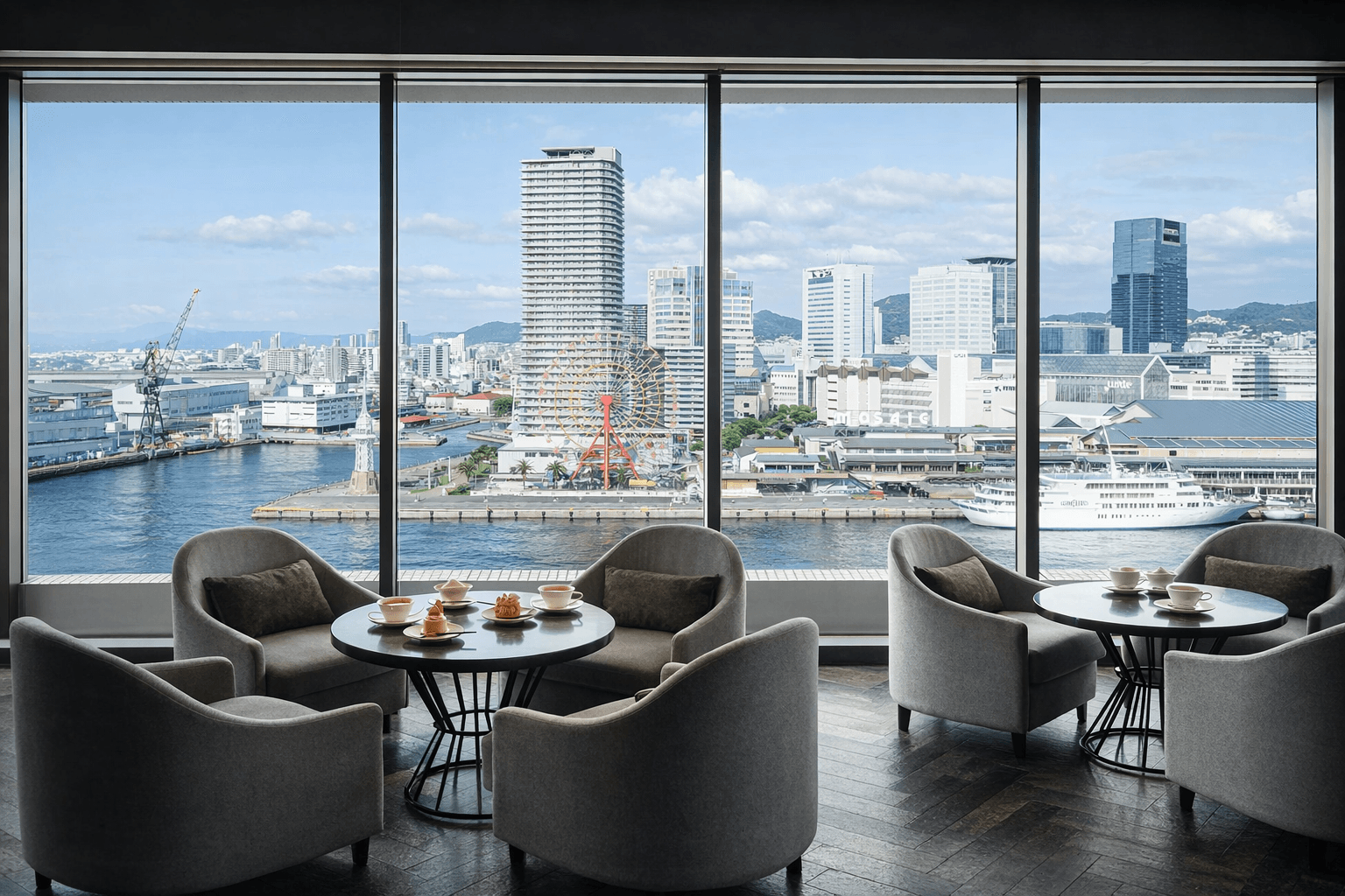 絶景カフェ「VIEW CAFE」神戸メリケンパークに誕生!限定ギフトも