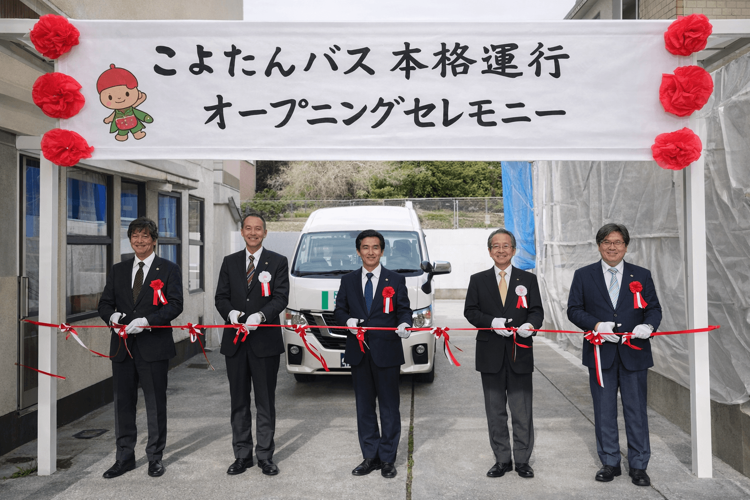 阪急甲陽園駅から地域へ!コミュニティバス「こよたんバス」本格運行開始
