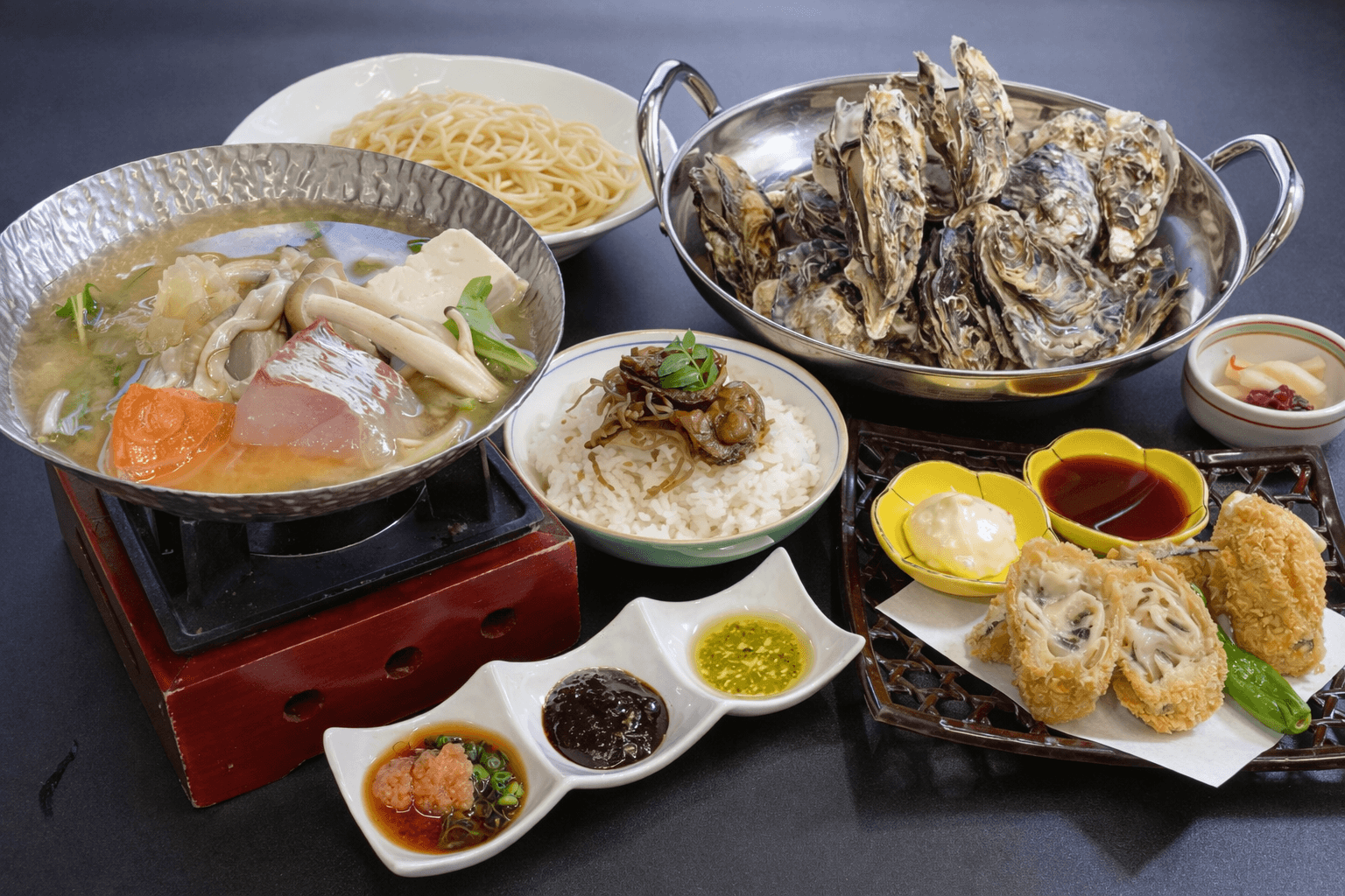 垂水駅すぐ「くら蔵」牡蠣祭 播磨灘の恵み 期間限定コース&弁当