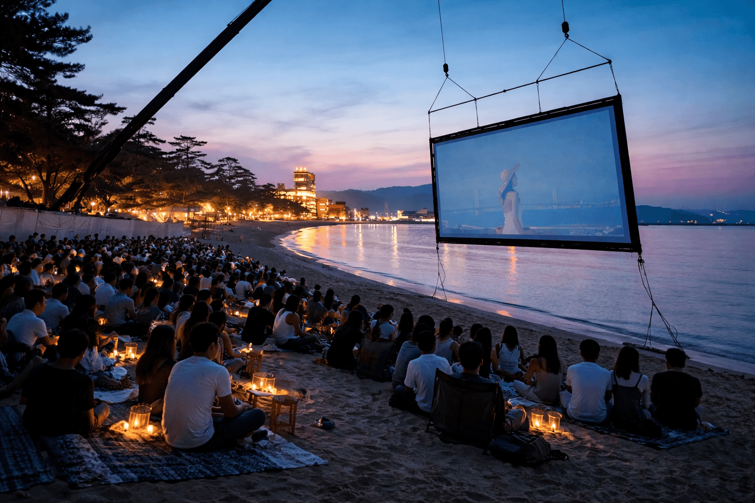 淡路島「うみぞら映画祭」今年も開催!海辺の映画体験で特別な思い出を
