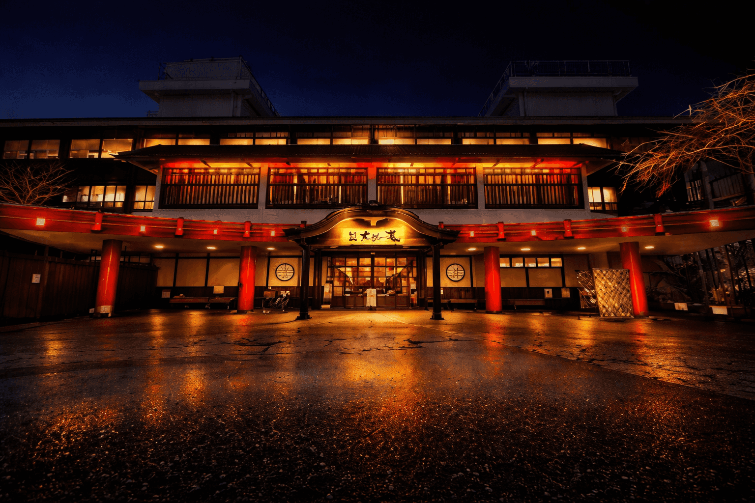 有馬温泉 太閤の湯 桜ライトアップ「有馬の光庭」3/27~4/19