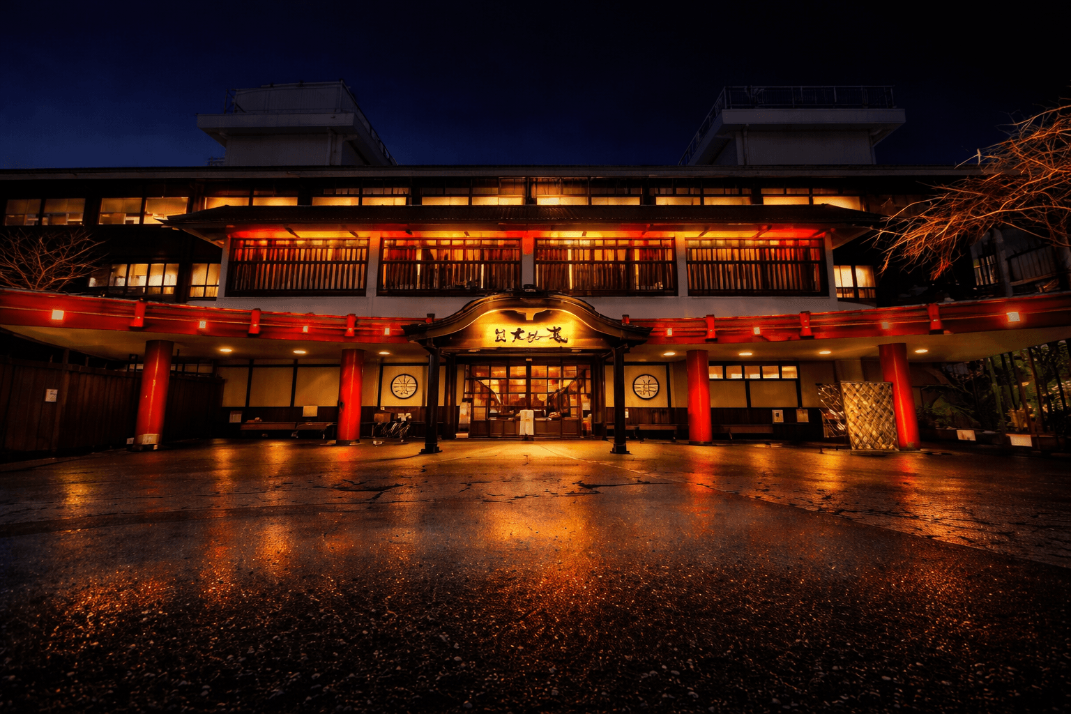 有馬温泉 太閤の湯 桜ライトアップ「有馬の光庭」3/27~4/19