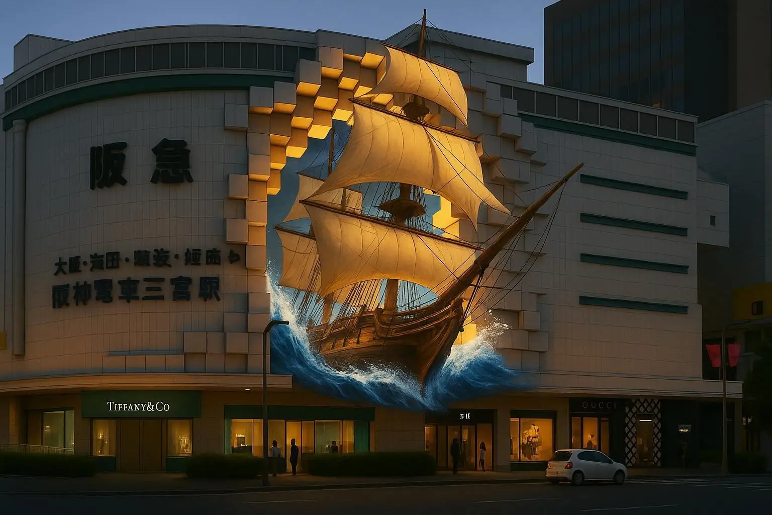 神戸阪急でプロジェクションマッピング開催!いつから?詳細情報まとめのイメージ画像