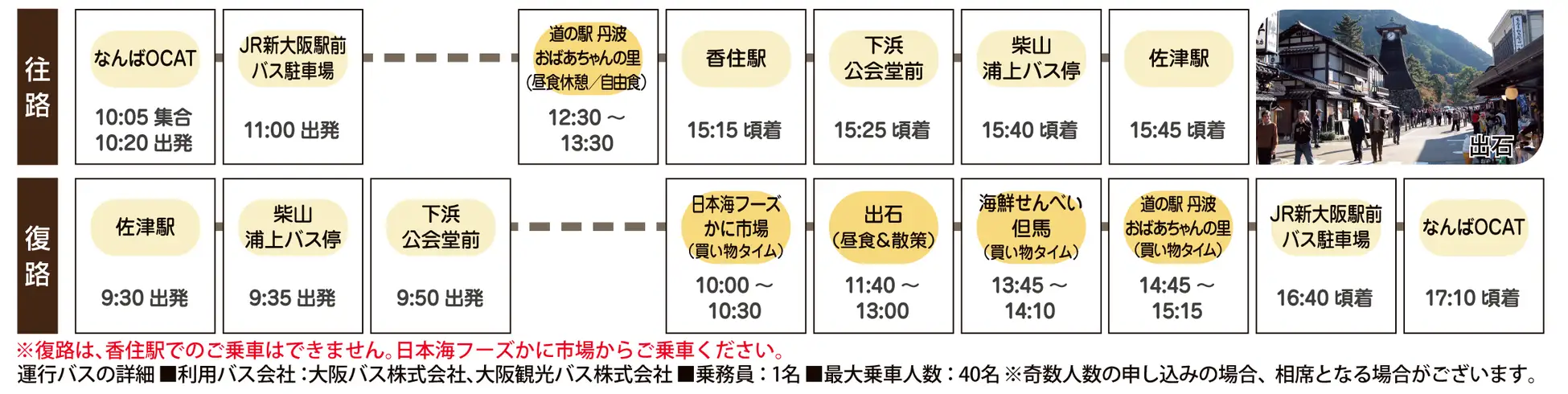 香住へ直行!かにバス・香住ライナー運行開始のイメージ画像