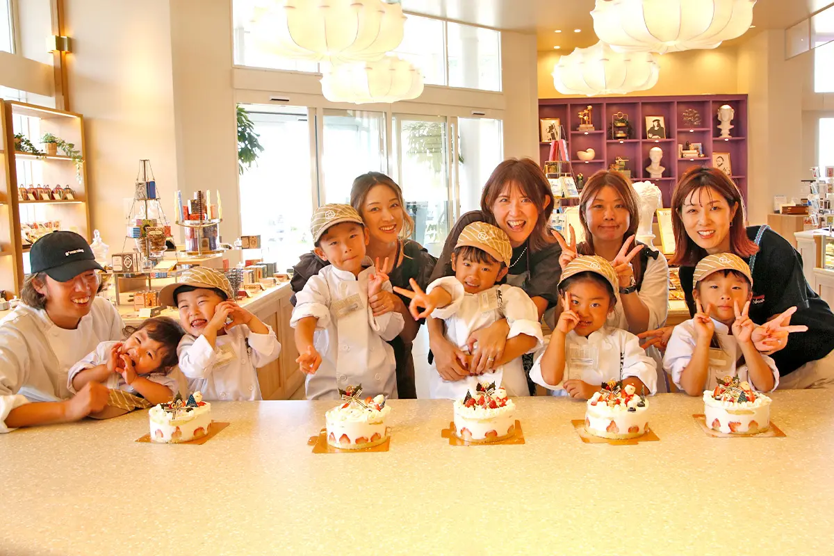 思い出を贈ろう!TOOTH TOOTHでキッズパティシエ体験、バレンタインケーキ作りのイメージ画像