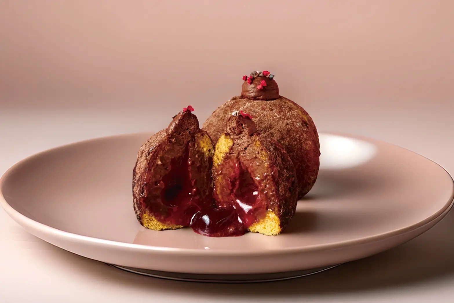 ピオレ姫路 UNI DONUTS バレンタイン限定「ラズベリーショコラ」2/5発売のイメージ画像