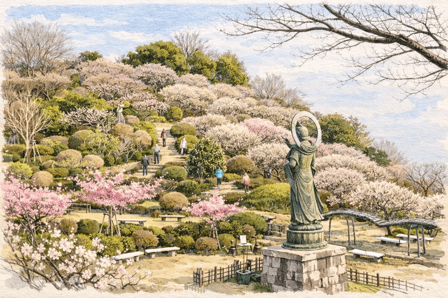 瀬戸内海と梅の絶景!兵庫県 おすすめ梅の名所2026|穴場スポットも紹介のイメージ画像