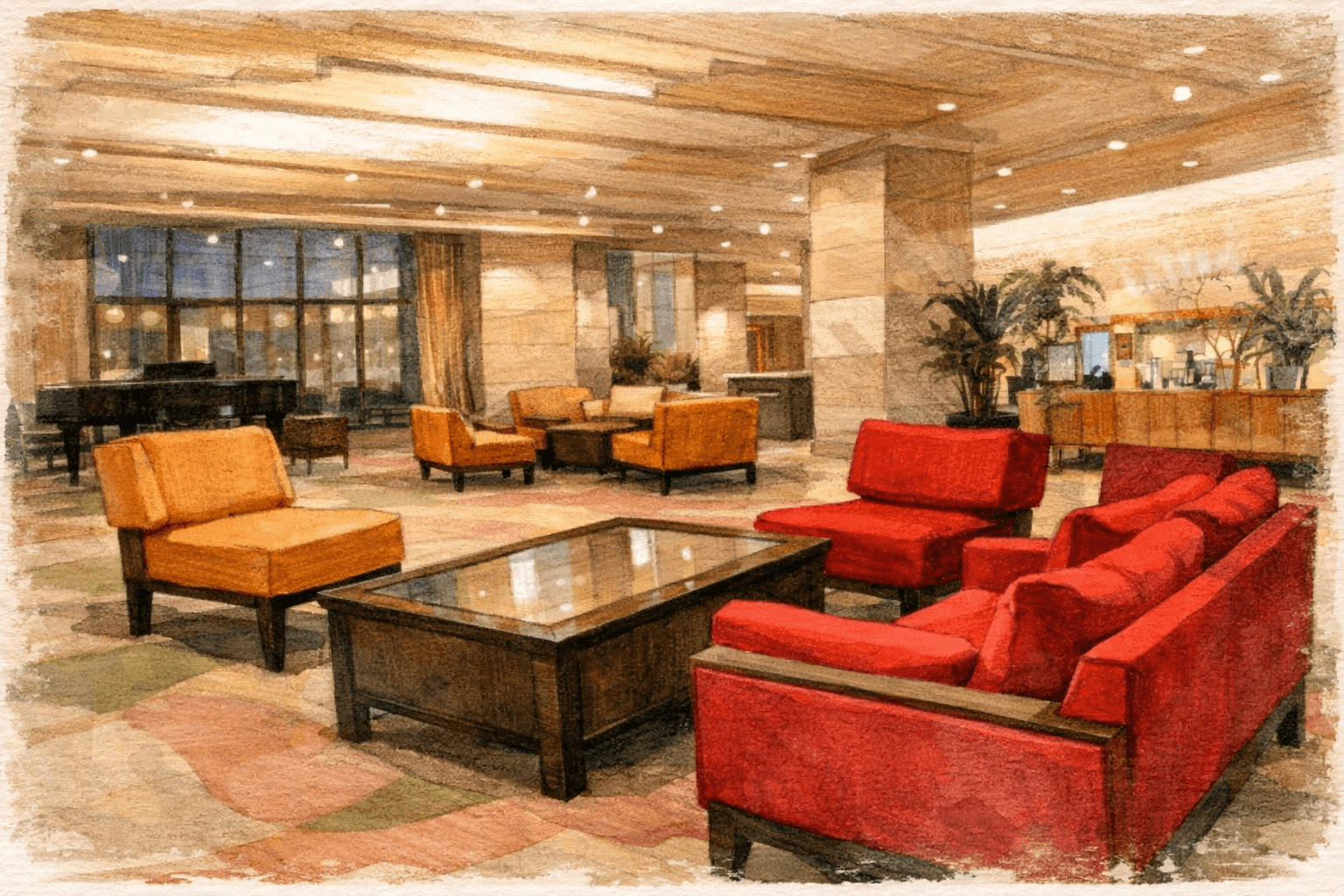 新神戸 ANAクラウンプラザホテル バレンタイン限定アート&スイーツのイメージ画像