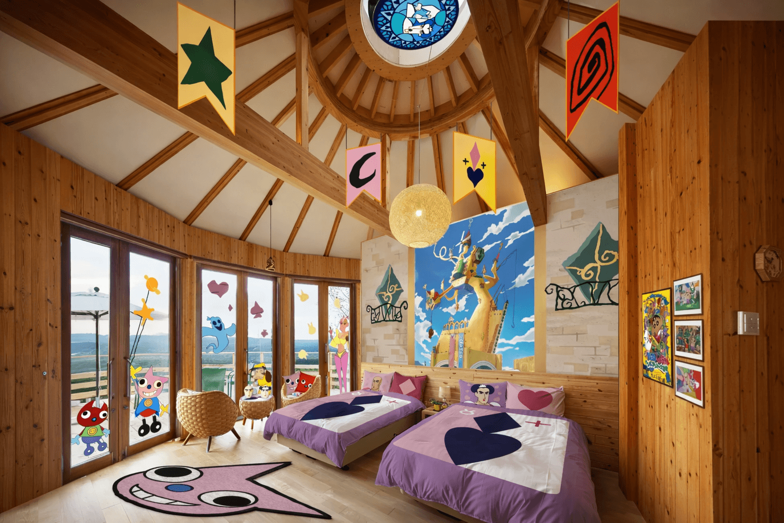 淡路島ニジゲンノモリ、クレヨンしんちゃんルーム宿泊者限定!ひろし名言ブロマイドのイメージ画像