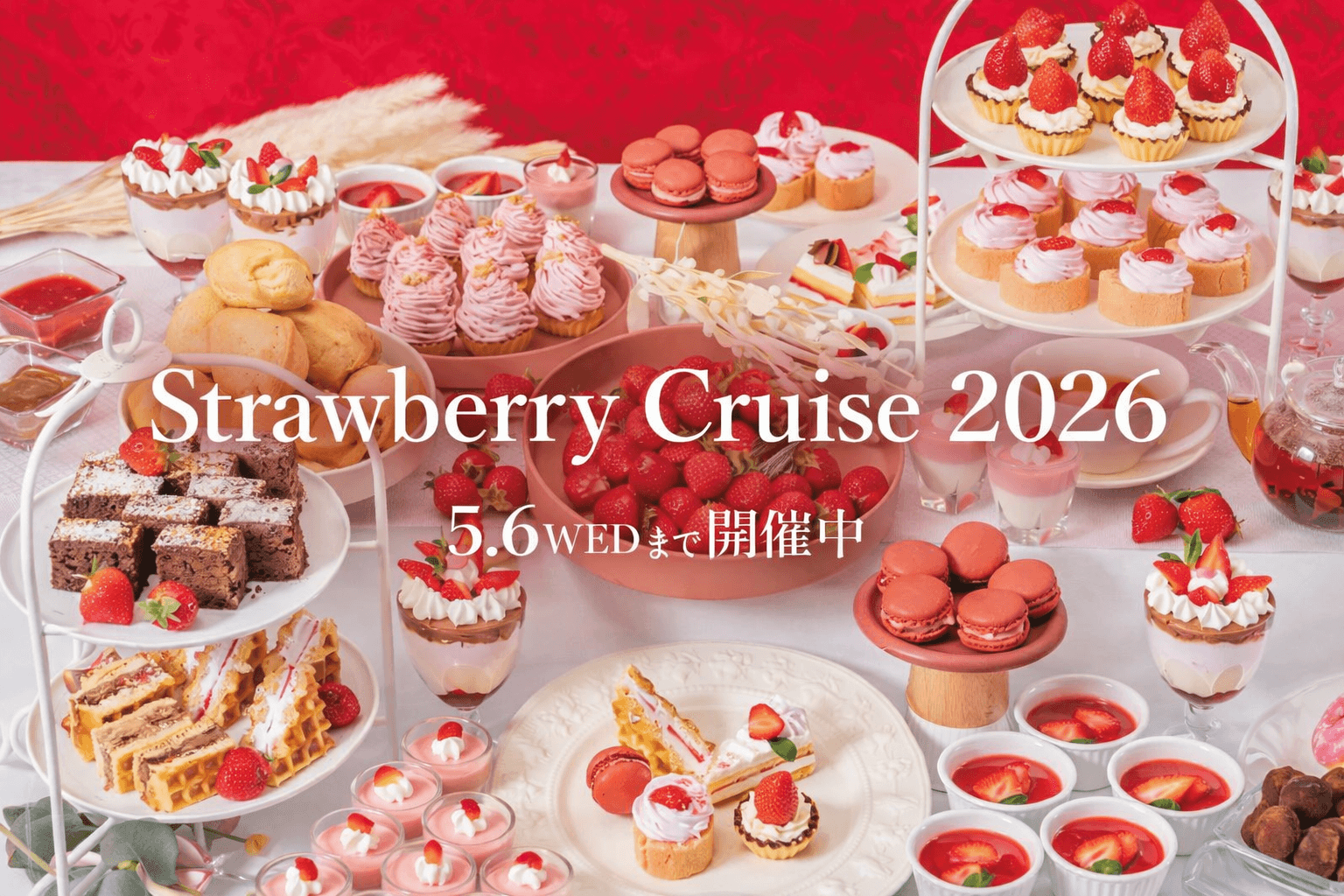 神戸クルーズ いちごスイーツ 女峰食べ放題!コンチェルト期間限定のイメージ画像