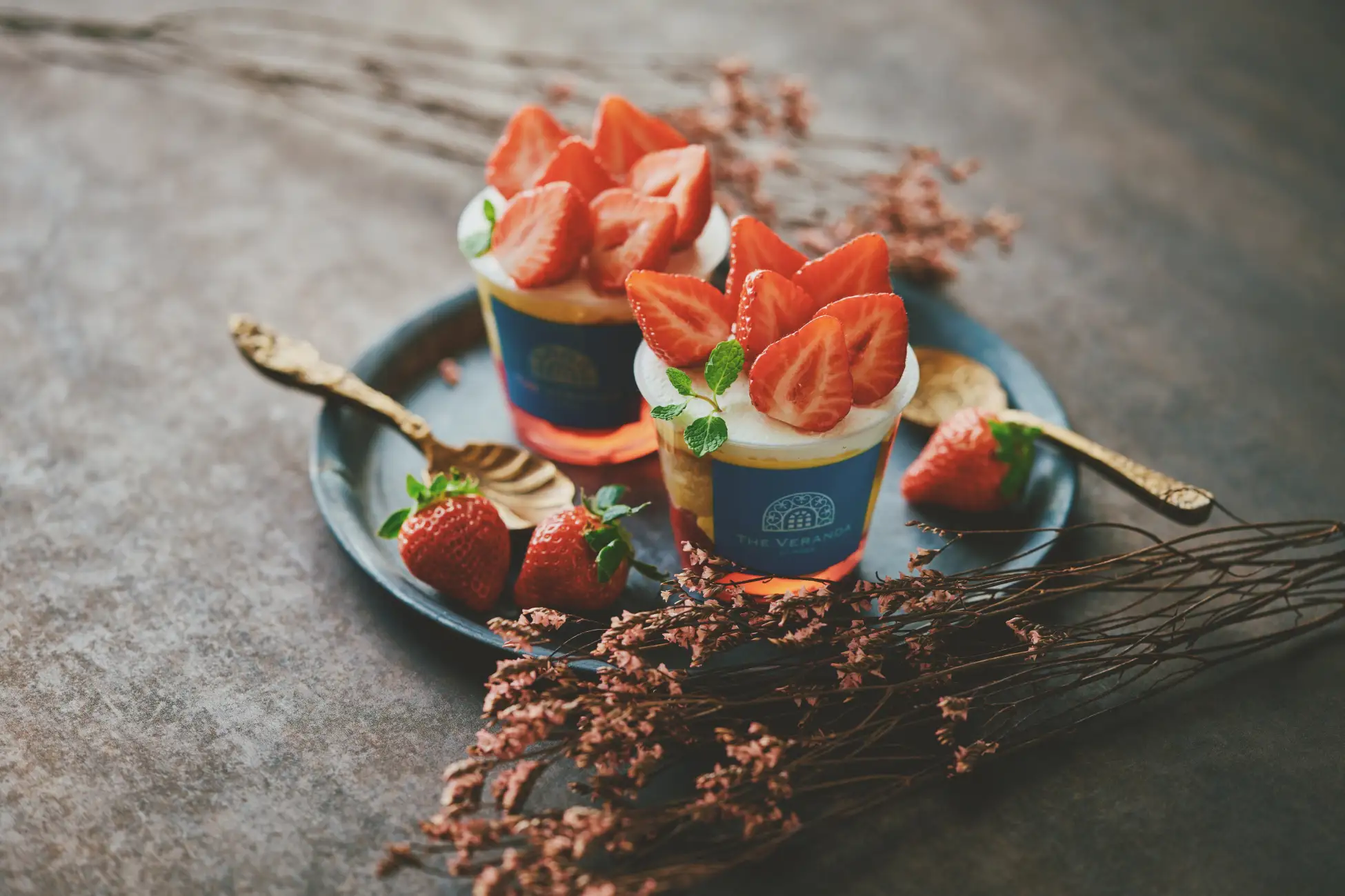 神戸布引ハーブ園「苺フェア」開催!絶景テラスでスイーツ満喫のイメージ画像