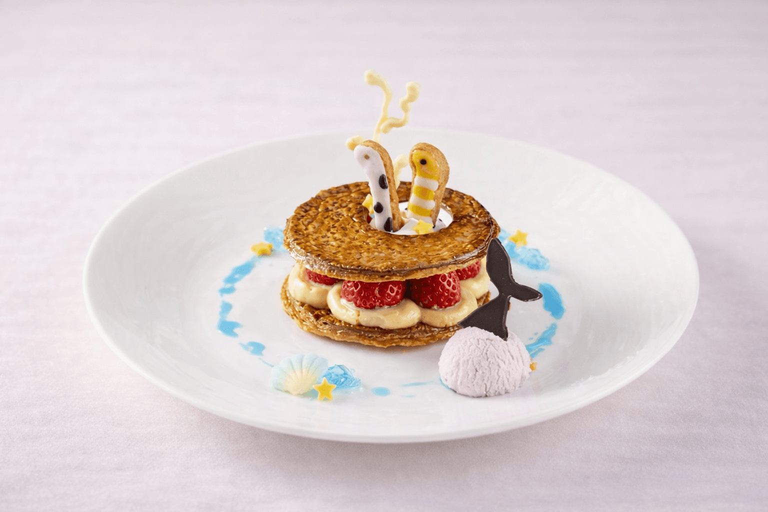 神戸須磨シーワールドホテル、春の味覚ブッフェ&水族館モチーフデザート3/1開始のイメージ画像