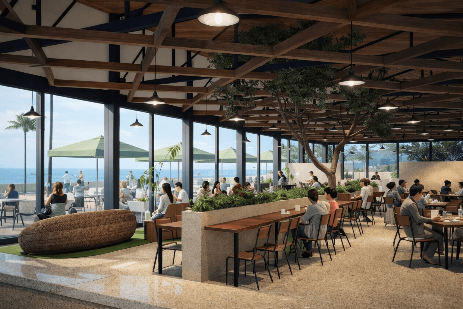 鳴尾浜リゾ跡地に温泉・スパ施設&ドッグラン!2028年夏オープン予定のイメージ画像