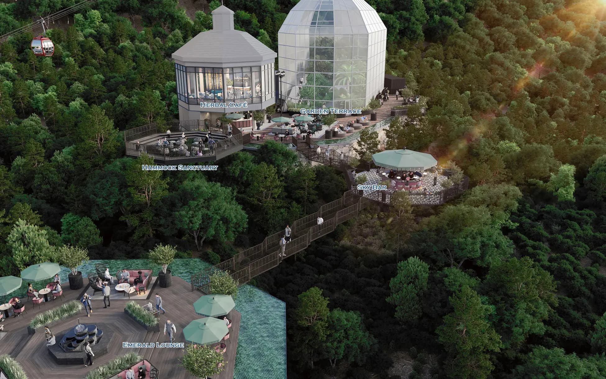 神戸布引ハーブ園「ザ・ヴェランダ神戸」4/25リニューアル!絶景テラス&カフェがラグジュアリーにのイメージ画像