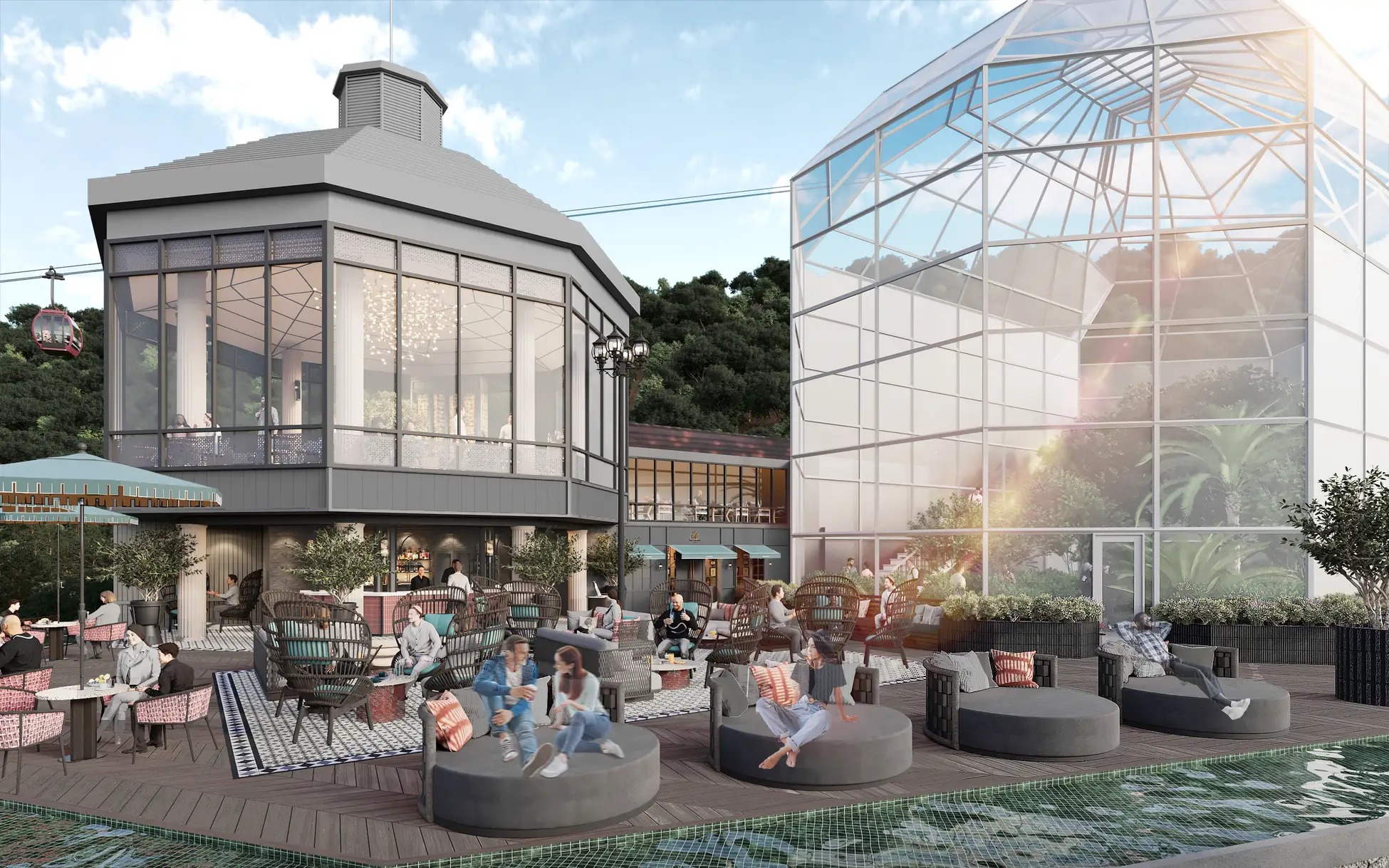 神戸布引ハーブ園「ザ・ヴェランダ神戸」4/25リニューアル!絶景テラス&カフェがラグジュアリーにのイメージ画像