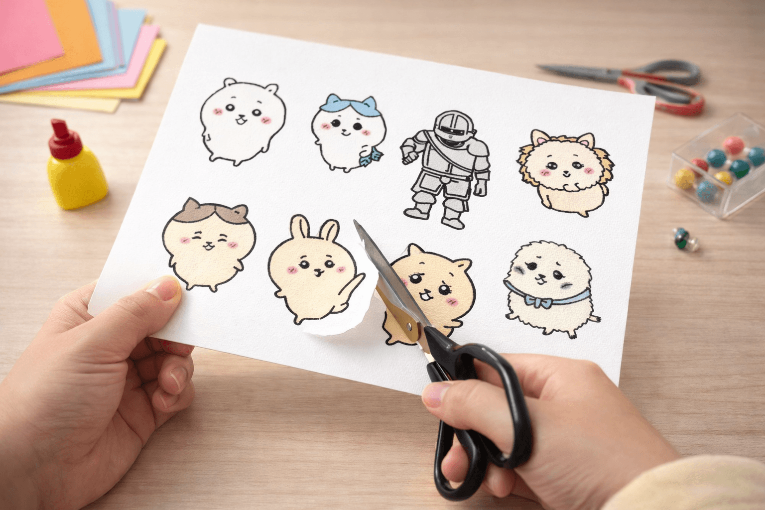 世界で一つ!ちいかわアートタオル工作 イトーヨーカドー明石店で3/29のイメージ画像